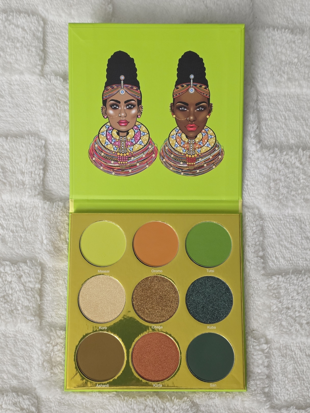 JUVIA'S PLACE THE TRIBE PRESSED POWDER EYESHADOW PALETTE (FIRST RELEASE) NWOB